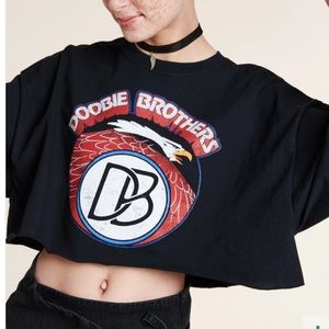 Earthbound Trading x Doobie Brothers crop T-shirt